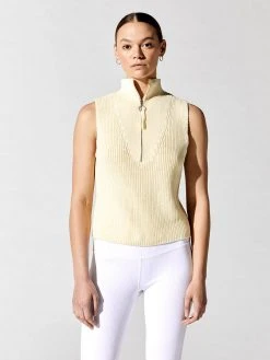 525 Sleeveless Half Zip