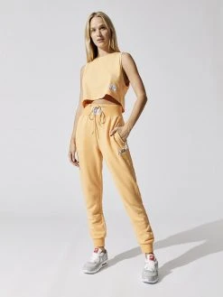 ADAM SELMAN SPORT Hi-rise Sweatpant