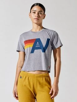 AVIATOR NATION Logo Boyfriend Tee Tops