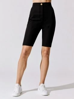 BALMAIN High Waist Gdp Cycling Shorts