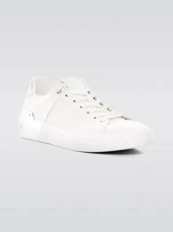 BALMAIN Sneaker B Court-calf & Metallized Leather