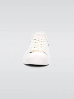 BALMAIN Violet Vision Sneaker B Court-calf & Fluo Rubber 6 BALMAIN Violet Vision Sneaker B Court-calf & Fluo Rubber