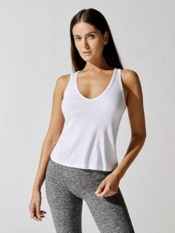 BEYOND YOGA Rib Jersey Take The Plunge V-Neck Tank