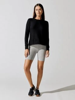 BEYOND YOGA Side Slit Long Sleeve Pullover