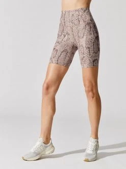 BEYOND YOGA Spacedye Printed Biker Short Skirts & Shorts