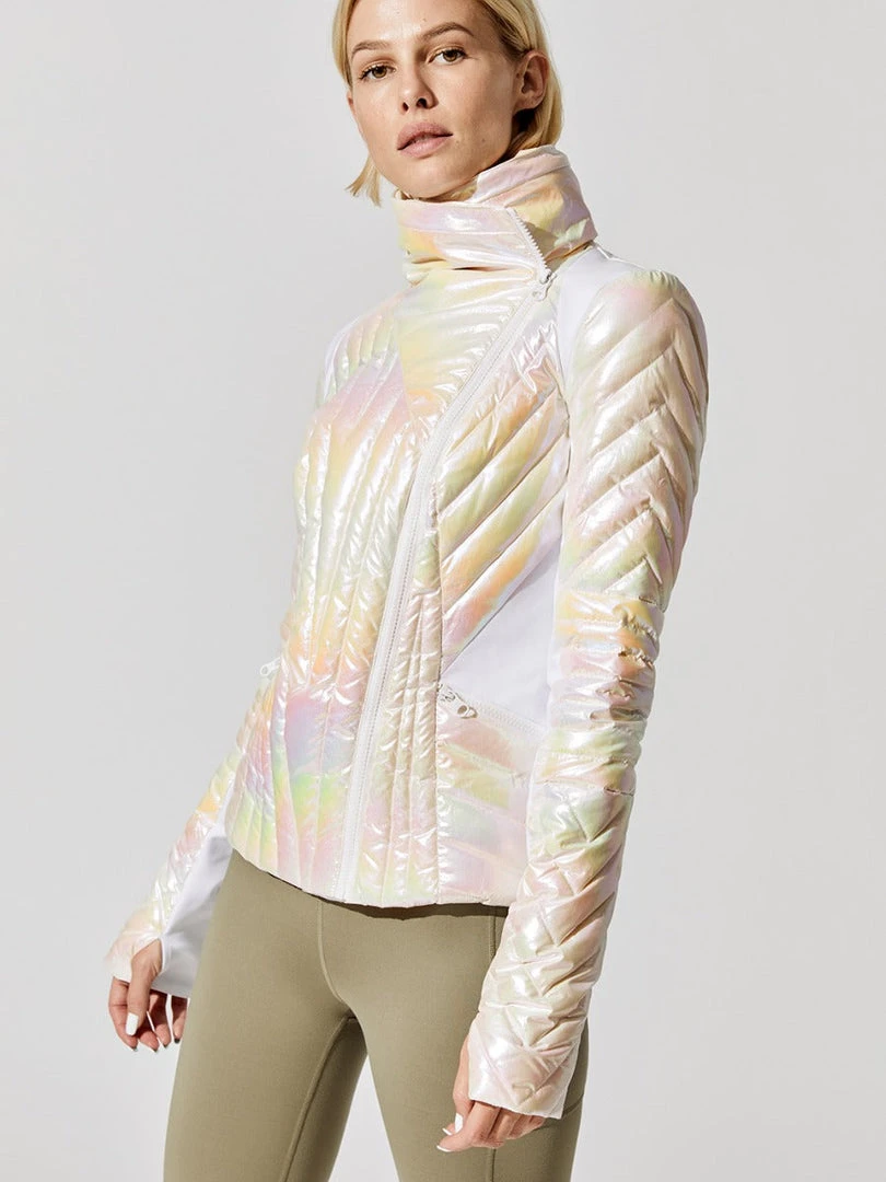 BLANC NOIR Jackets & Outerwear Holographic Motion Panel Puffer 3 BLANC NOIR Jackets & Outerwear Holographic Motion Panel Puffer