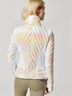 BLANC NOIR Jackets & Outerwear Holographic Motion Panel Puffer 15 BLANC NOIR Jackets & Outerwear Holographic Motion Panel Puffer