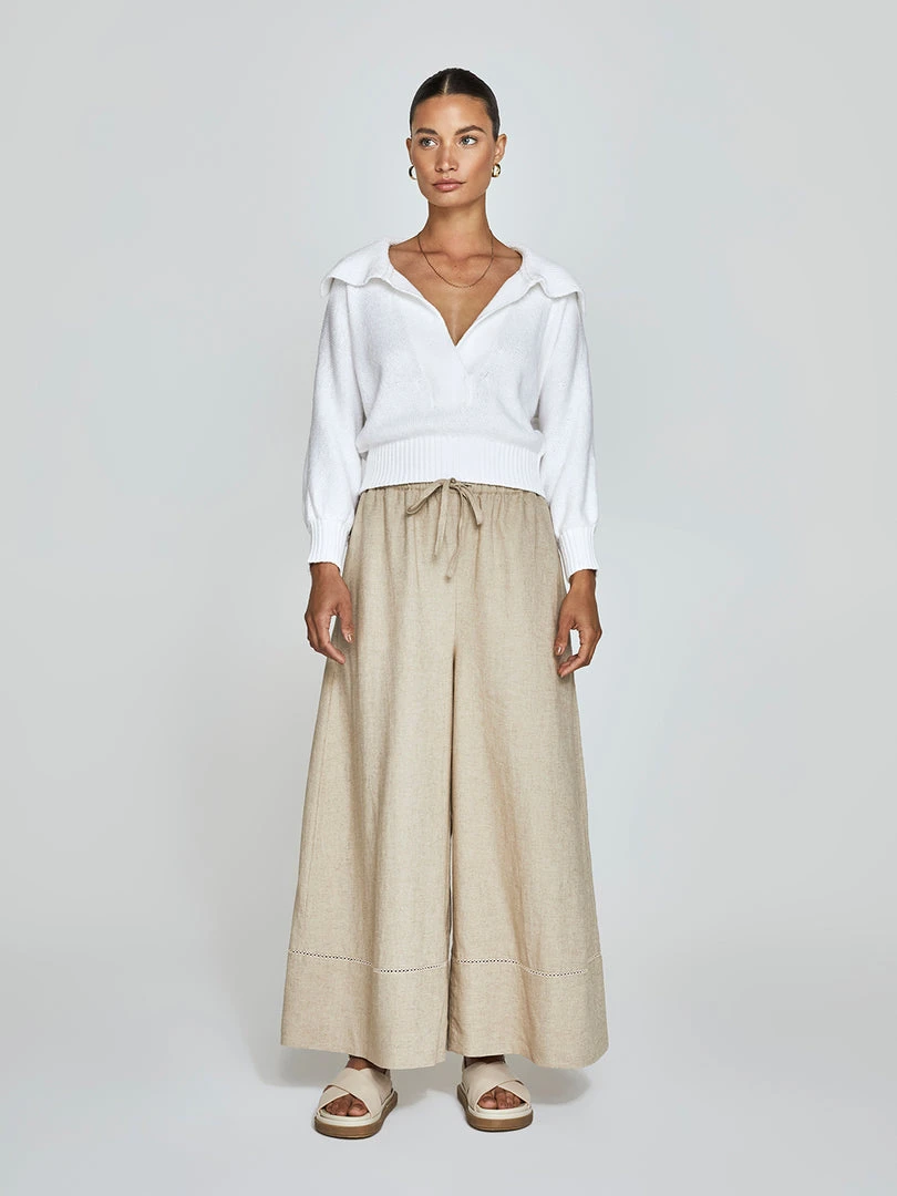 BROCHU WALKER Marlowe Cropped Henley New Tops 3 BROCHU WALKER Marlowe Cropped Henley New Tops