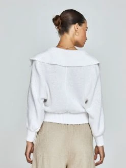 BROCHU WALKER Marlowe Cropped Henley New Tops