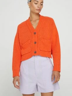 BROCHU WALKER New Tops Cropped Cardigan