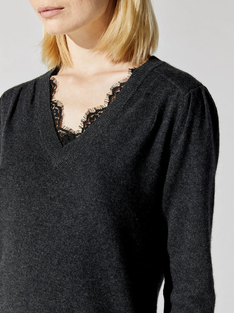 BROCHU WALKER Tops Marcella Lace Vee Looker 5 BROCHU WALKER Tops Marcella Lace Vee Looker