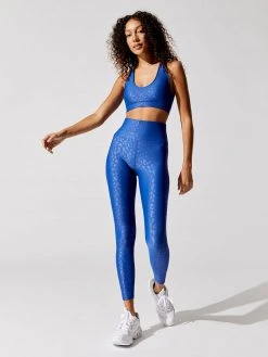 CARBON38 High Rise 7/8 Legging In Leopard Takara Shine