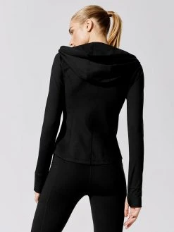 CARBON38 Hooded Jacket In Cloud Compression