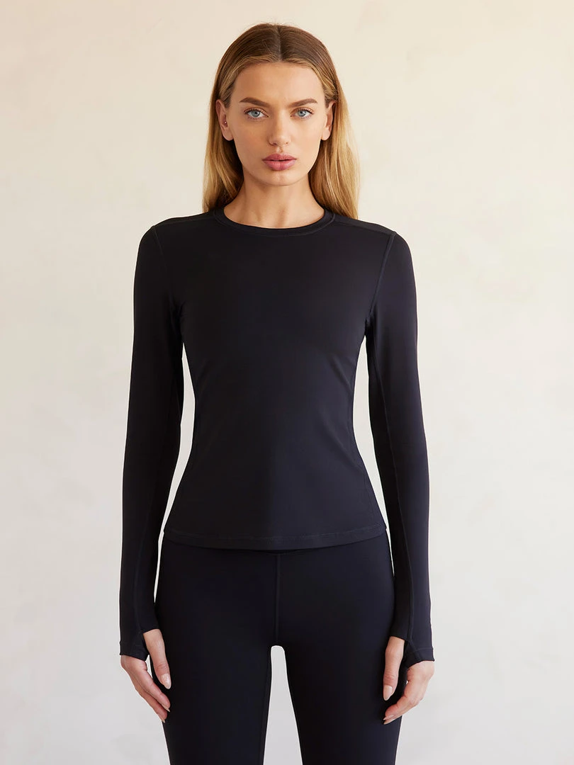 CARBON38 Tops Long Sleeve Top In Diamond Compression 12 CARBON38 Tops Long Sleeve Top In Diamond Compression