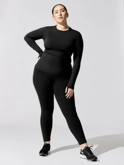 CARBON38 Tops Long Sleeve Top In Diamond Compression 59 CARBON38 Tops Long Sleeve Top In Diamond Compression