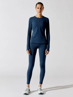 CARBON38 Tops Long Sleeve Top In Diamond Compression 50 CARBON38 Tops Long Sleeve Top In Diamond Compression