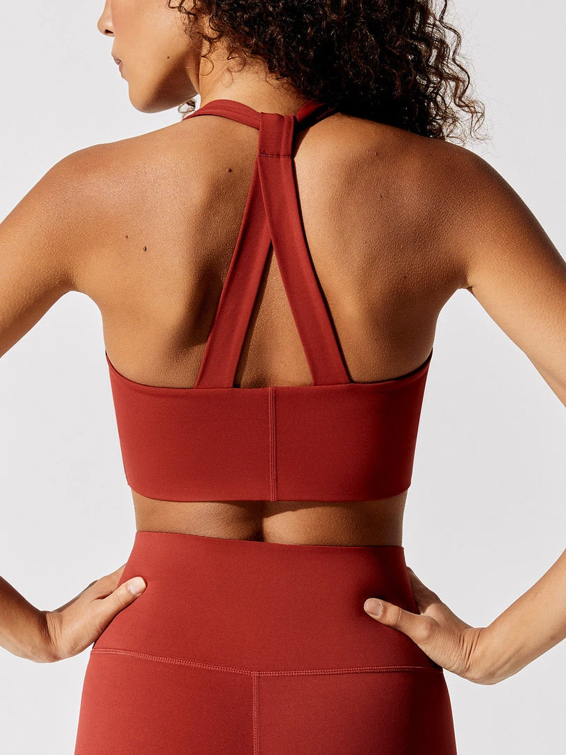 CARBON38 T Back Bra In Diamond Compression 29 CARBON38 T Back Bra In Diamond Compression