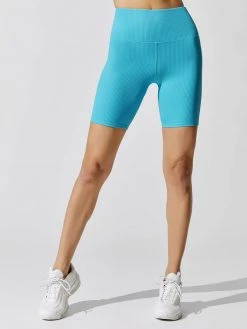 CARBON38 Bottoms Ribbed Biker Short 32 CARBON38 Bottoms Ribbed Biker Short