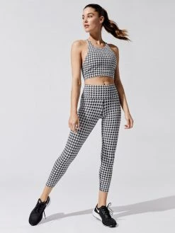 CARBON38 Leggings Houndstooth Jacquard 7/8 Legging