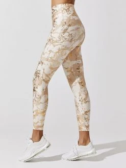 CARBON38 Marble Shine 7/8 Legging