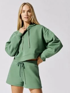 CARBON38 Crop Hoodie