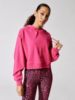 CARBON38 Crop Hoodie