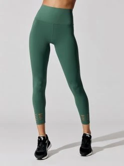 CARBON38 7/8 Legging With Slit And Twist Hem Leggings 10 CARBON38 7/8 Legging With Slit And Twist Hem Leggings