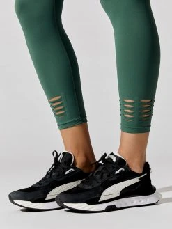 CARBON38 7/8 Legging With Slit And Twist Hem Leggings 9 CARBON38 7/8 Legging With Slit And Twist Hem Leggings