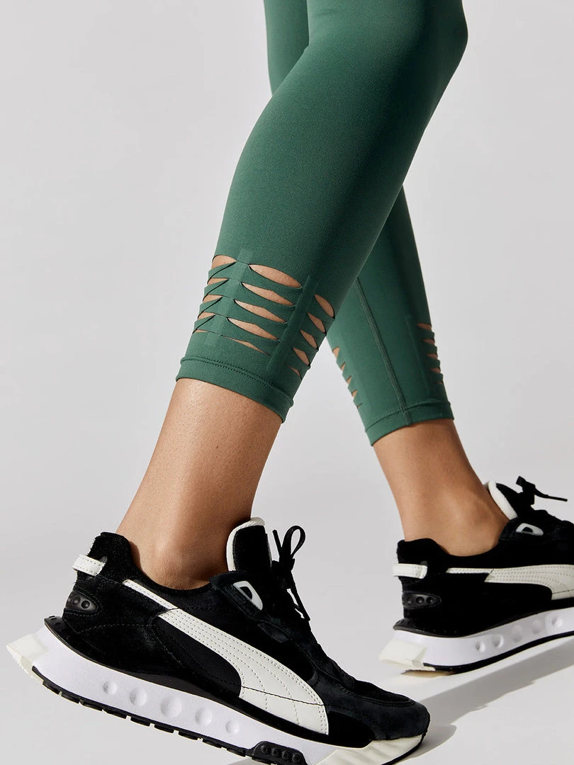 CARBON38 7/8 Legging With Slit And Twist Hem Leggings 6 CARBON38 7/8 Legging With Slit And Twist Hem Leggings