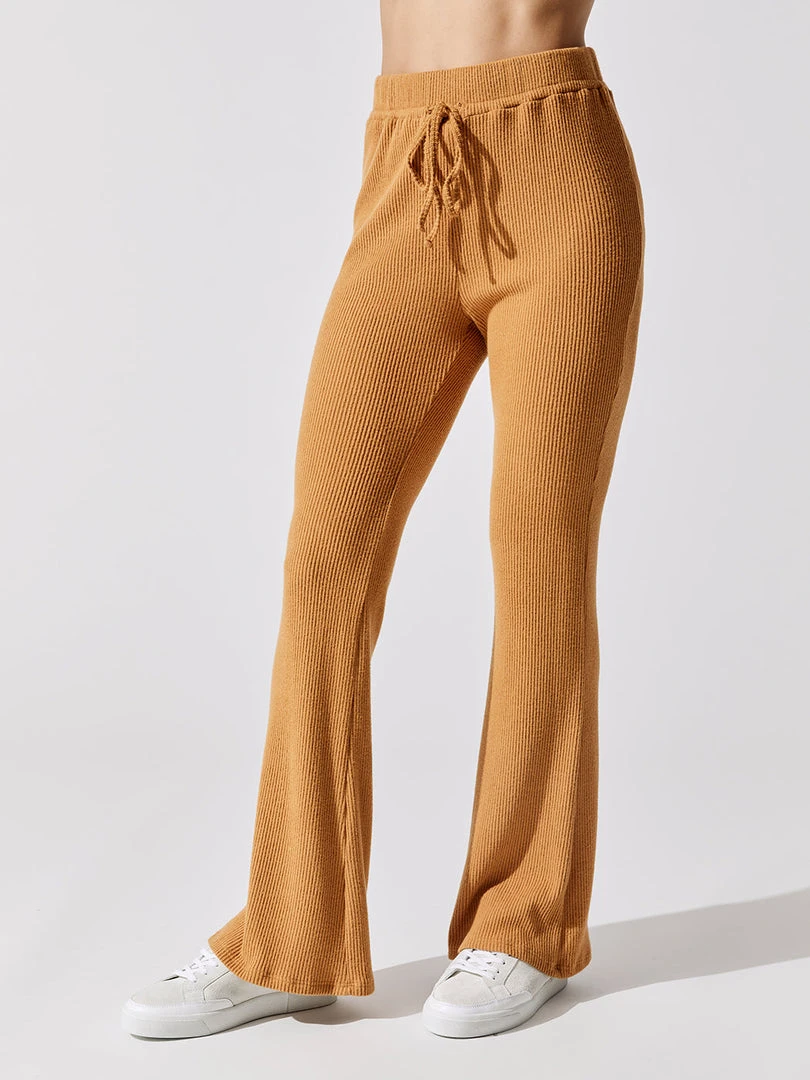 CARBON38 Brushed Ribbed Flare Pants Bottoms 6 CARBON38 Brushed Ribbed Flare Pants Bottoms
