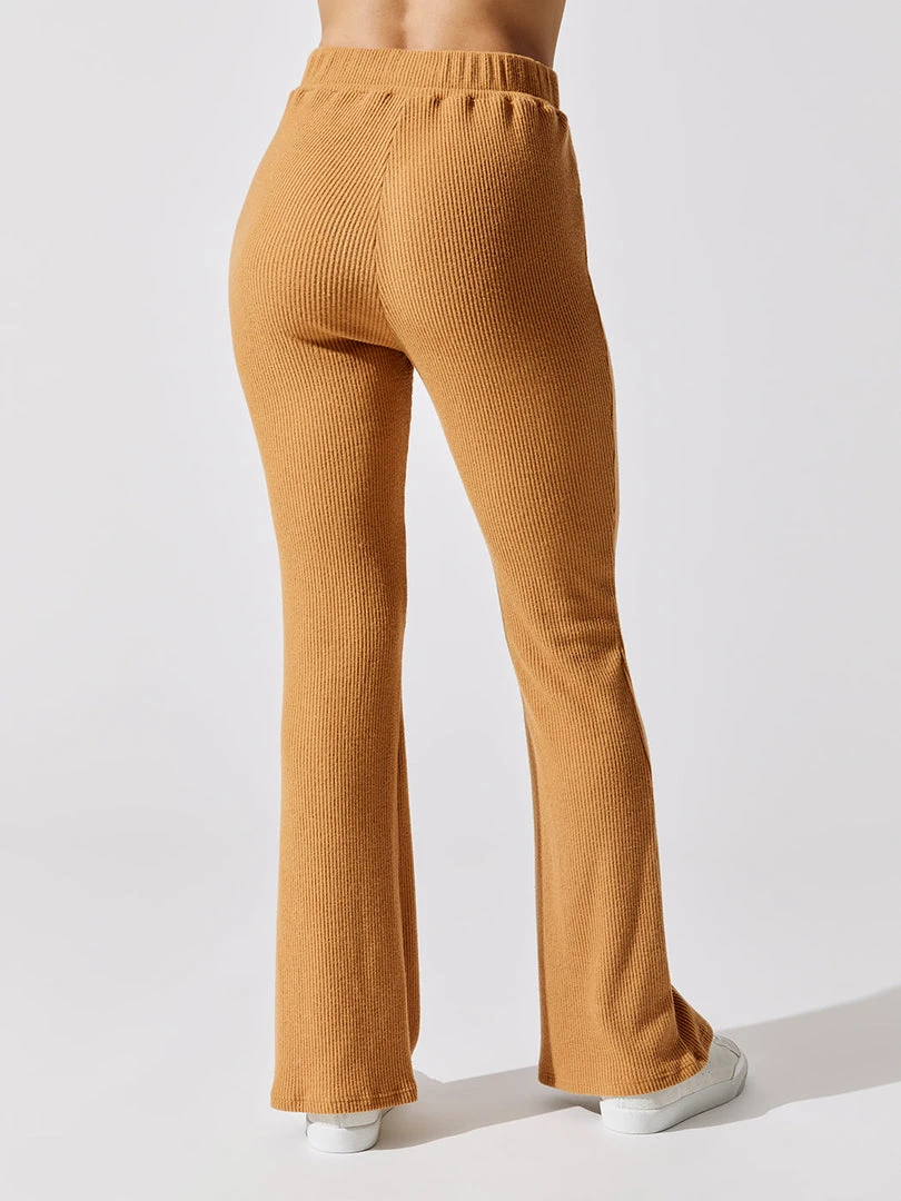 CARBON38 Brushed Ribbed Flare Pants Bottoms 8 CARBON38 Brushed Ribbed Flare Pants Bottoms