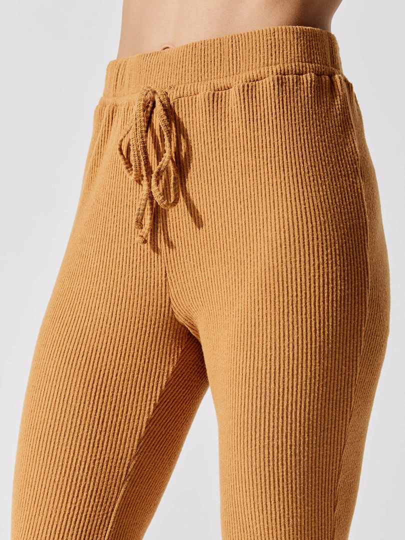 CARBON38 Brushed Ribbed Flare Pants Bottoms 10 CARBON38 Brushed Ribbed Flare Pants Bottoms