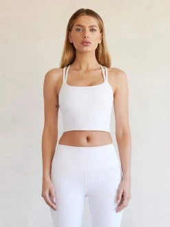 CARBON38 Tops Ribbed Cami Bra 57 CARBON38 Tops Ribbed Cami Bra