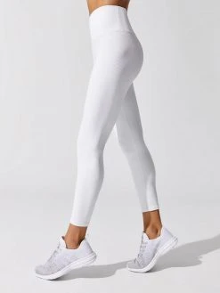 CARBON38 Ribbed Regular Rise 7/8 Legging