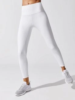 CARBON38 Ribbed Regular Rise 7/8 Legging