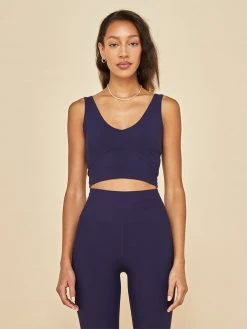 CARBON38 NEW V-Neck Longline Bra In Melt