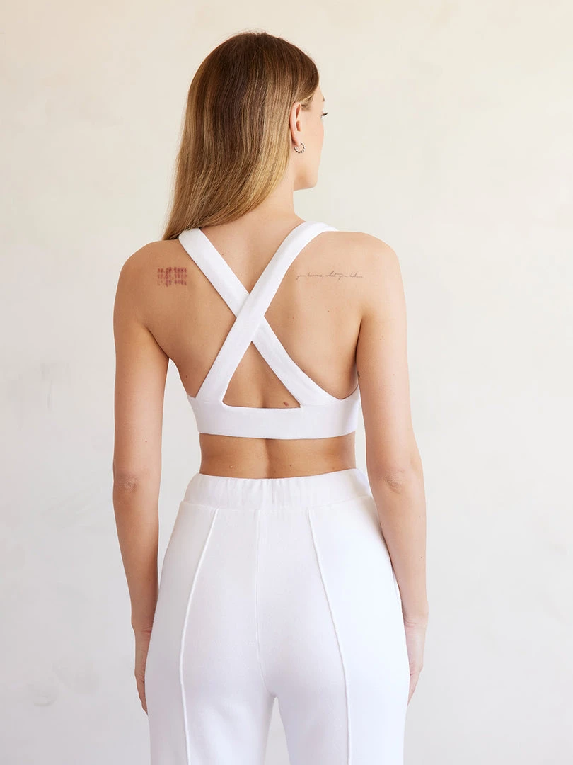 CARBON38 Sports Bras V-Neck Cross Back Bra 3 CARBON38 Sports Bras V-Neck Cross Back Bra