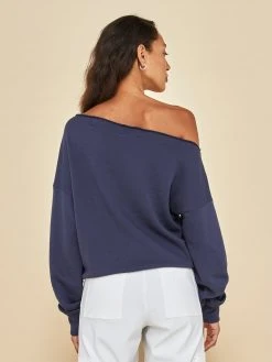 CARBON38 NEW Off Shoulder Sweatshirt