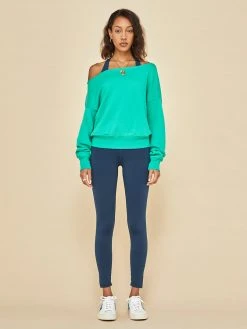 CARBON38 Off Shoulder Sweatshirt