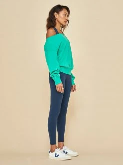 CARBON38 Off Shoulder Sweatshirt
