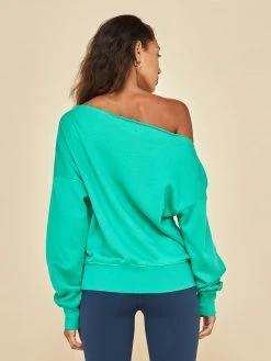 CARBON38 Off Shoulder Sweatshirt 10 CARBON38 Off Shoulder Sweatshirt