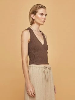 CARBON38 Sleeveless Wrap Top NEW 9 CARBON38 Sleeveless Wrap Top NEW