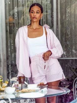 CARBON38 Boyfriend Button Up