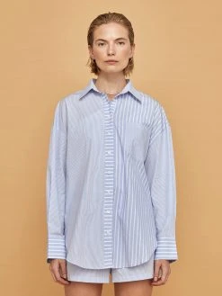 CARBON38 NEW Boyfriend Button Up