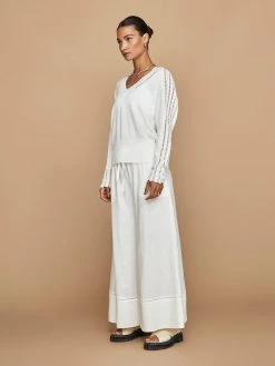 CARBON38 Linen Wide Leg Pant New Bottoms