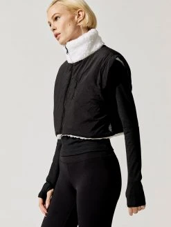 FP MOVEMENT BY FREE PEOPLE New Tops Highline Reversible Cropped Vest