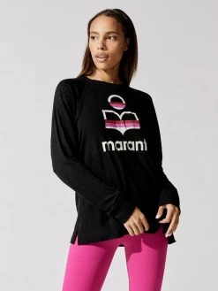 ISABEL MARANT ETOILE Kiefferf Linen Logo Top