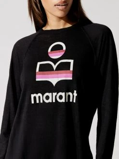 ISABEL MARANT ETOILE Kiefferf Linen Logo Top