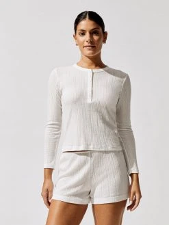 LESET Mari Long Sleeve Henley