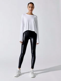 LNA Tops Quinn Boxy Long Sleeve